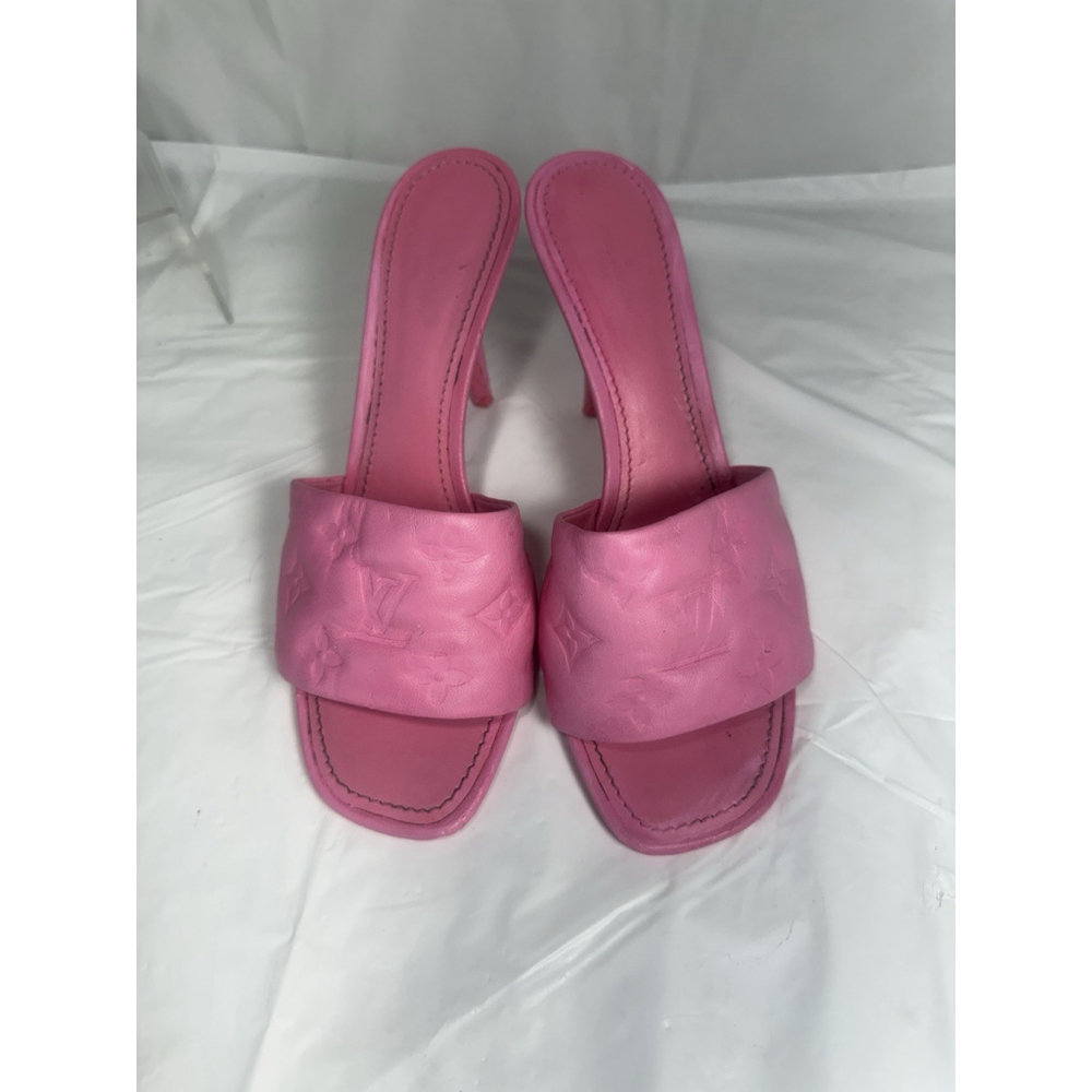 Louis Vuitton Revival Mule Heels Lambskin Size 38 - Picture 3 of 16